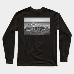 Cromer pier captured from above Long Sleeve T-Shirt